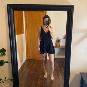 Urban Outfitters Kimchi Blue Scalloped Romper